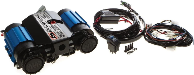Portable air compressor - High performance - 12 volts - Suitable for air locking differentials and tire inflation B0