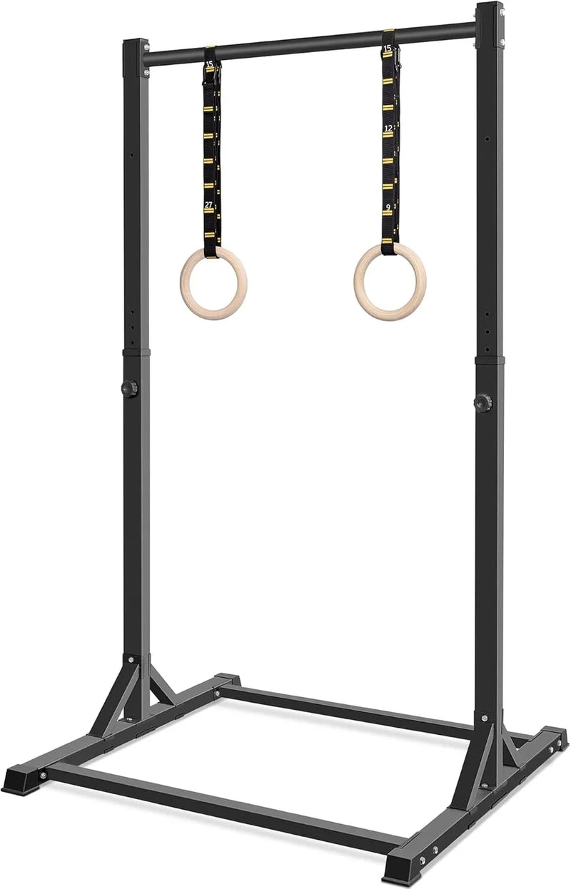 Pull Up Station, Bongkim Power Tower Portable Pullup Bar Station, Pull Up Bar for Home Gym, Pull Up Tower Station 330LBS F6