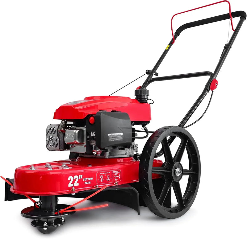Gas Walk Behind String Trimmer 22-Inch with High Wheels (DB6222) C2
