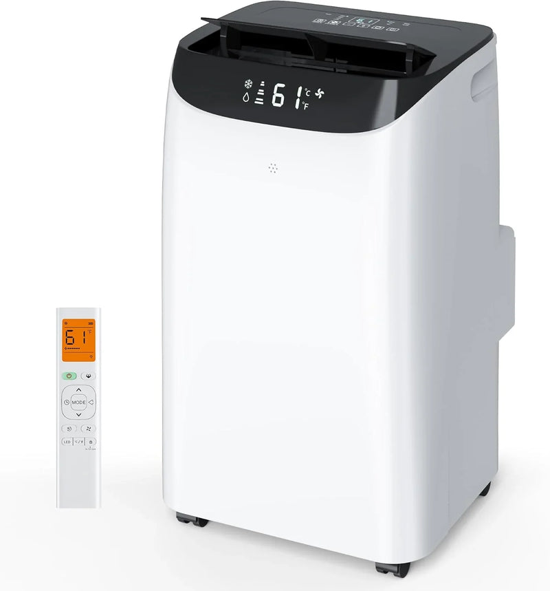 Inverter 16000BTU Portable Air Conditioners with Remote, Free Stand Cooling Portable AC Unit for Room up to 800 sq.ft, with Dehumidifier & Fan, Dual Hose, Quiet Sleep Mode(45dB), Windows Kit F6