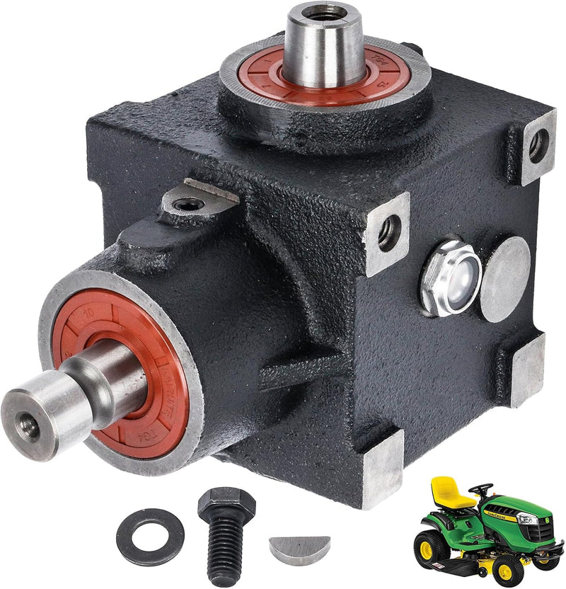 Grass mower chassis gearbox, compatible with John Deere 425, 445, and 455 tractors, suitable for 48-inch, 54-inch, and 60-inch grass mower chassis, replaceable X0