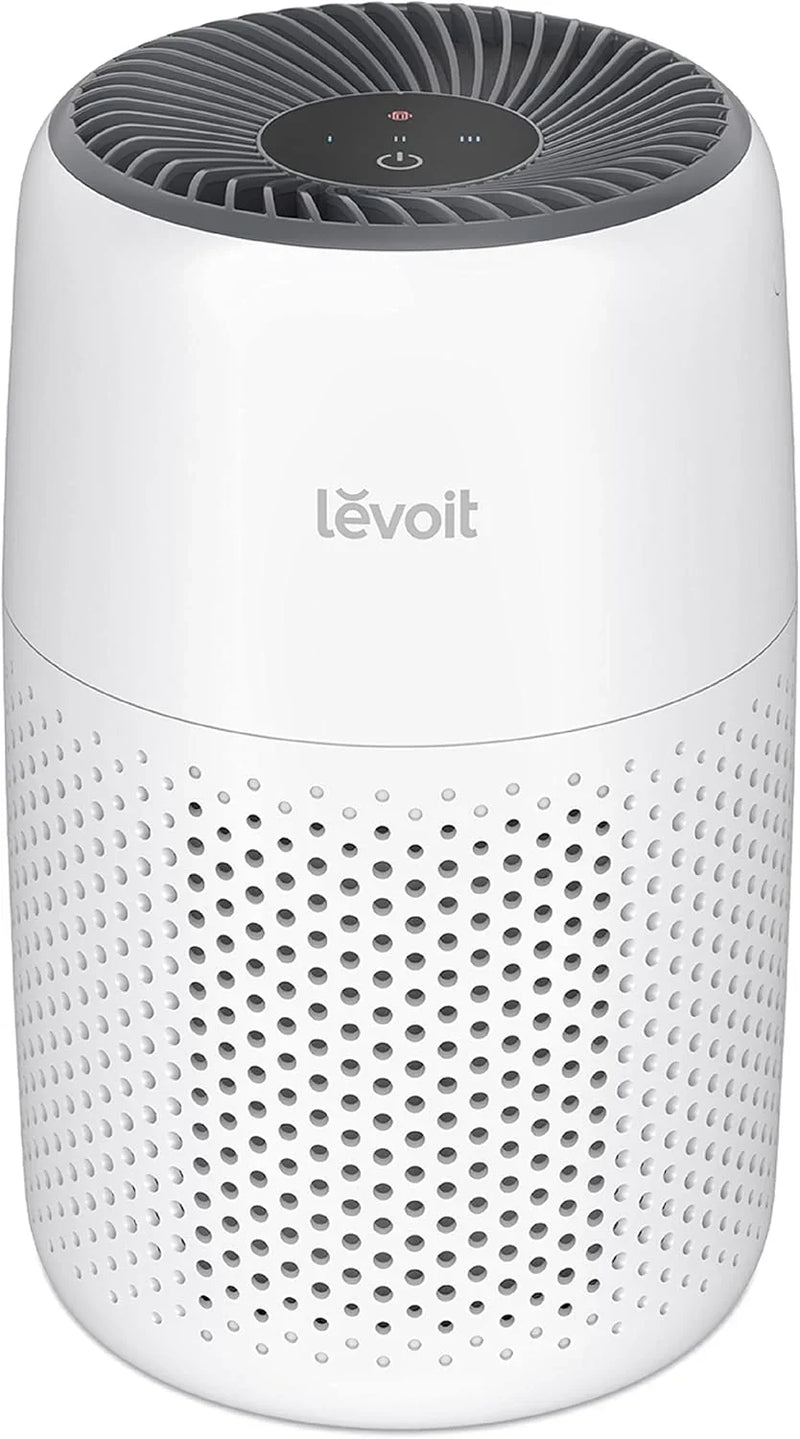 Bedroom home dormitory air purifier, three-in-one filter scented sponge, helps you sleep well, filters smoke, allergens, pet dander, odors, dust, suitable for office, desktop, mini core P type, white W8