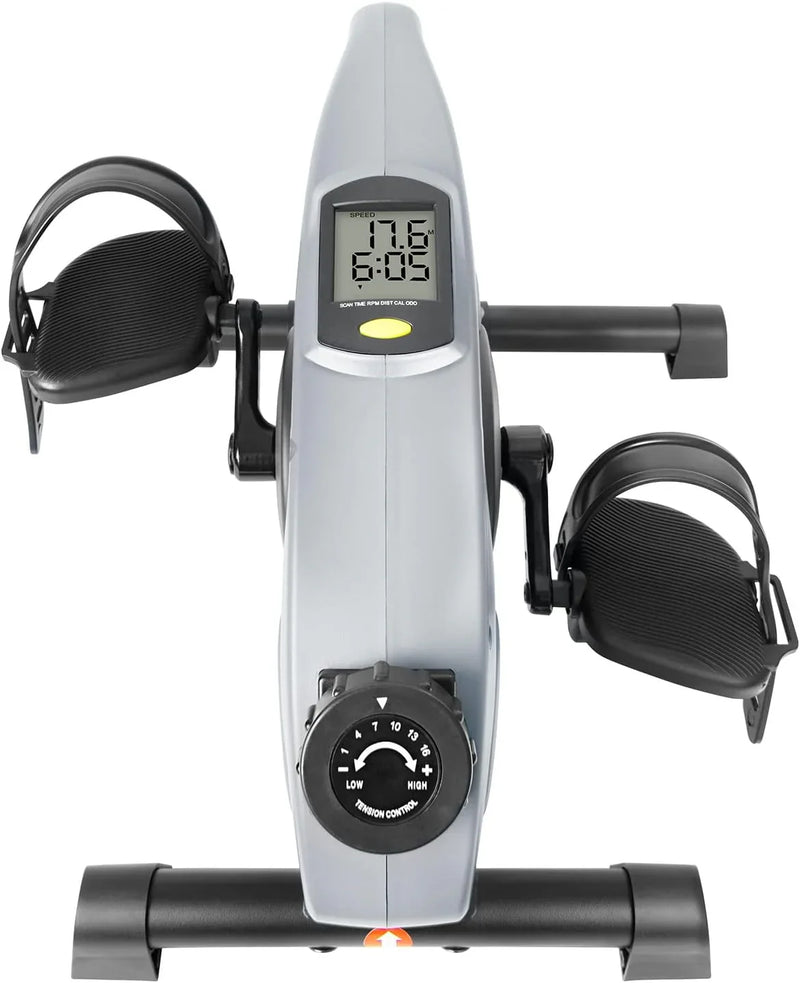 Desk Bike Pedal Exerciser with Electronic Display for Indoor Physical Therapy V8