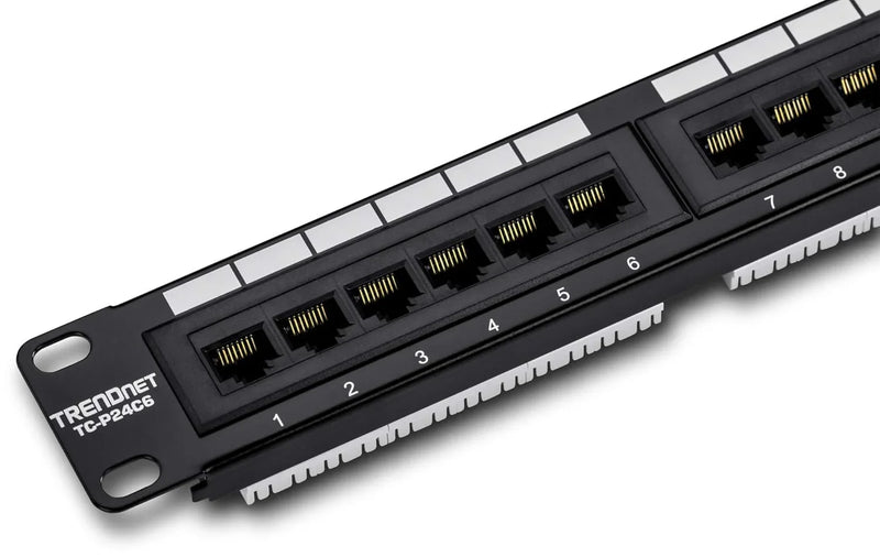 A management-type power distribution device with 6 output ports, model TPI-06, rack-mounted power distribution unit, equipped with 1 NEMA 5-15R bypass power socket, 1 gigabit RJ-45 interface, featuring overload protection and surge protection functio I2