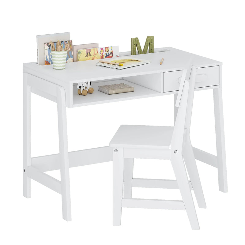 Kids Desk and Chair Set for Kids with Drawers R7