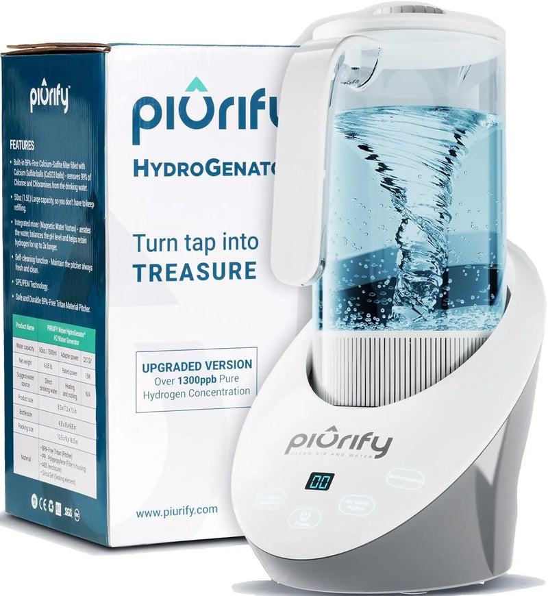 Hydrogen water filter - An anti-bisphenol A material hydrogen water generator using SPE/PEM technology, with balanced pH levels and treated by calcium sulfite filtration. C6