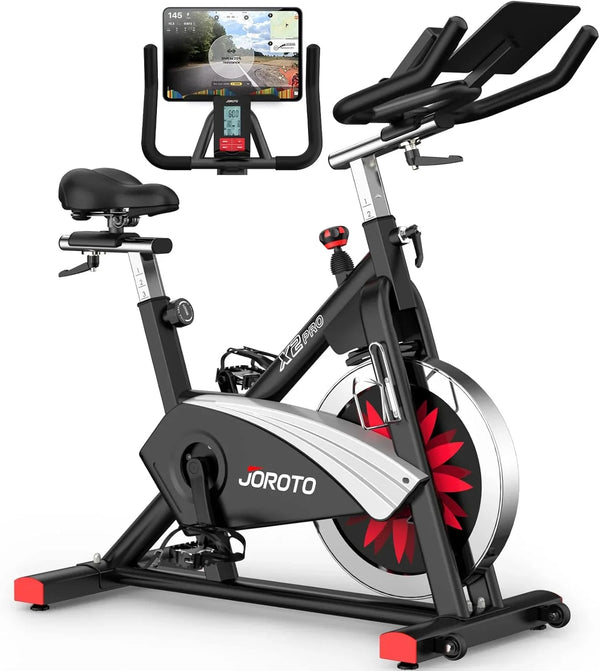 Exercise bike - An indoor cycling bike with readable magnetic resistance and belt drive function Z1