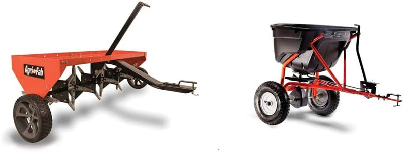 48" Tow Behind Lawn Plug Aerator with Universal Hitch; Designed to Pull Behind Lawn & Garden Tractors P6