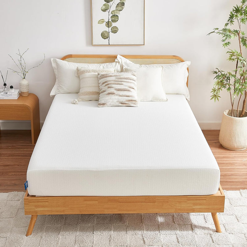 Full Mattress, 6 Inch Memory Foam Mattress in a Box, Fiberglass Free Full Size Mattresses for Pressure & Pain Relief, Soft and Comfortable V5