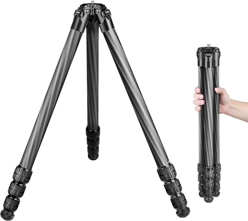 Hunting tripod, equipped with 44mm ball head and Aka Swiss and Picatinny adapters, 62.2-inch heavy-duty stable tripod, suitable for shooting, hunting and outdoor activities M8