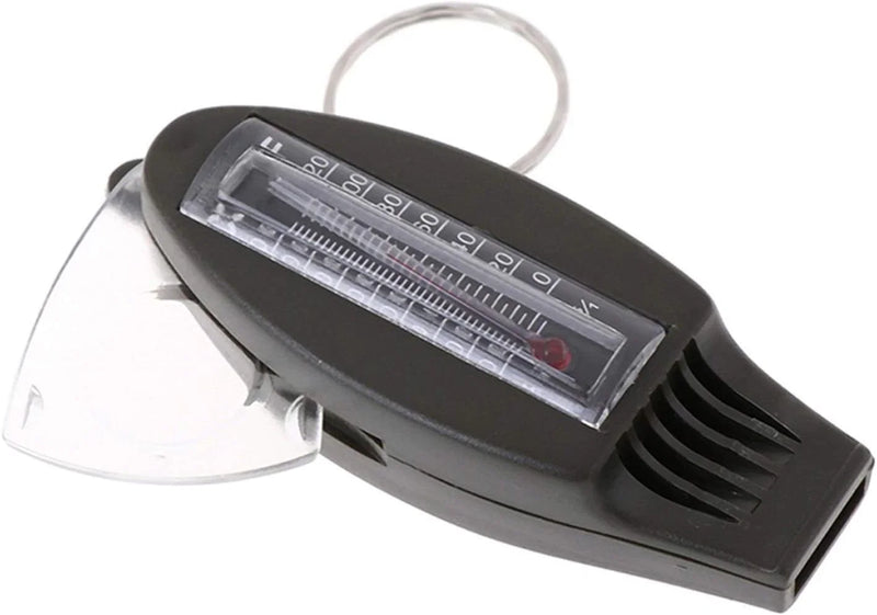 Multifunctional 4 In1 Compass Thermometer Whistle Magnifier for Traveling Camping Hiking Climbing Outdoor Sports X1