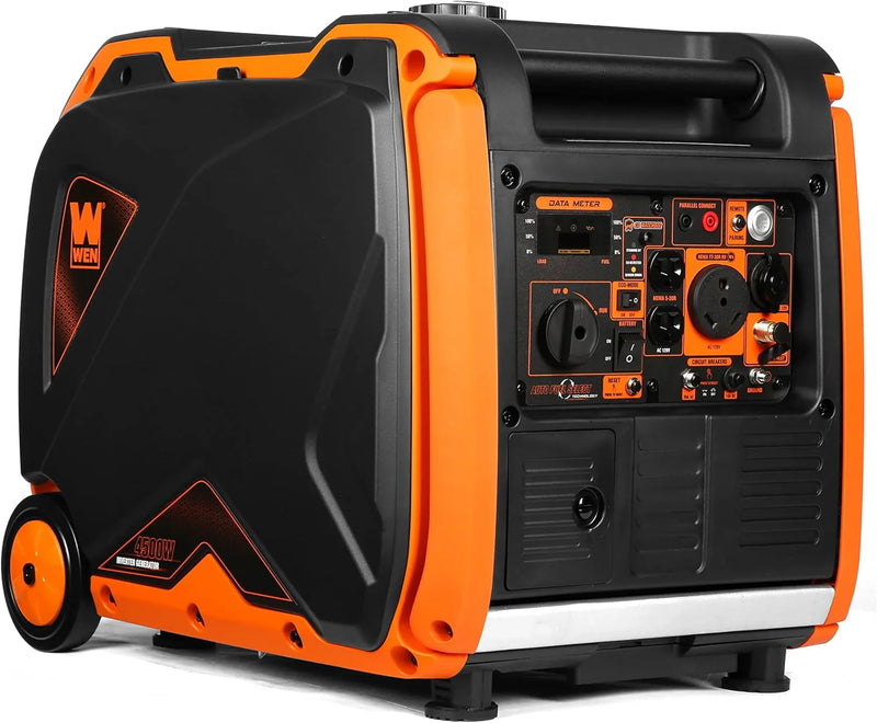 Quiet 6800-Watt Dual Fuel RV-Ready Electric Start Portable Inverter Generator with Fuel Shut Off and CO Watchdog for Electric Vehicle Backup (DF680iX) P0