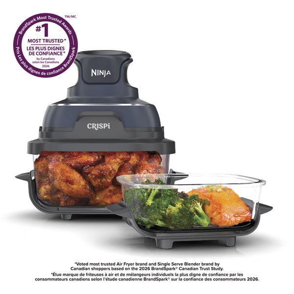 Ninja Crispi 4-in-1 Portable Glass Air Fryer Cooking System W4
