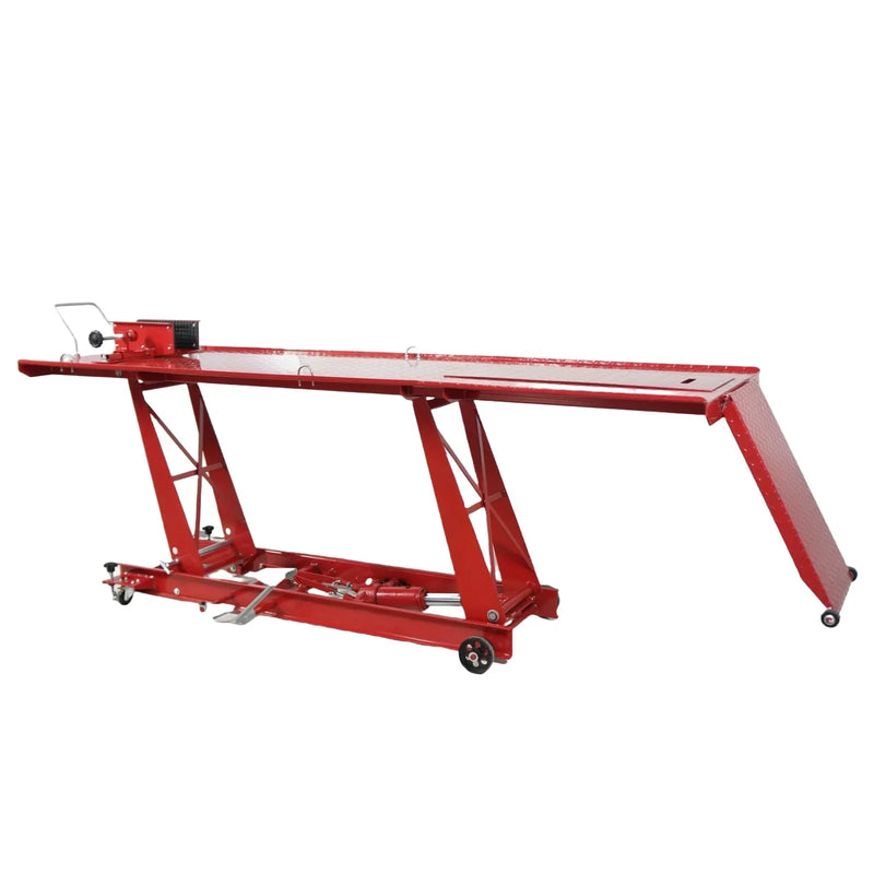 Garvee Hydraulic Motorcycle Lift - 1000lbs Capacity, Lift Hoist, Jack Stand, for Mechanics, Workshops, Homes T9