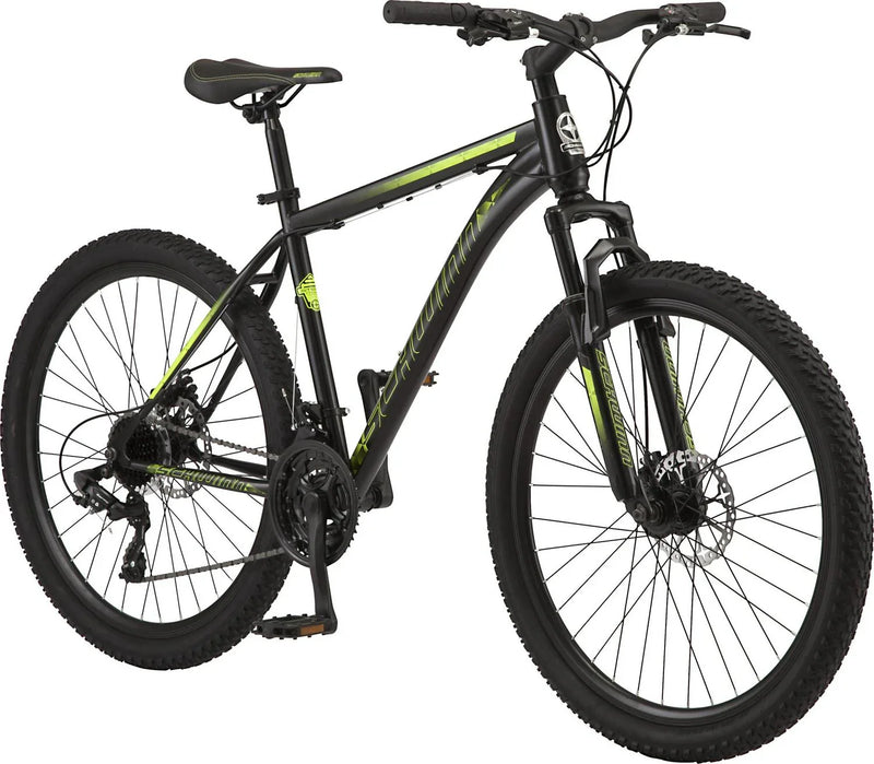 Mountain Bike . 26-inch Wheels . 21 Speeds . Mens Style . Black N4