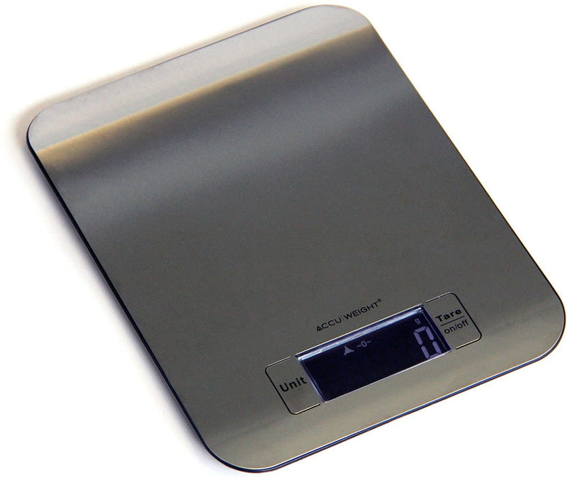 Accuweight Stainless Steel Slim Kitchen Scale, 5kg Y6