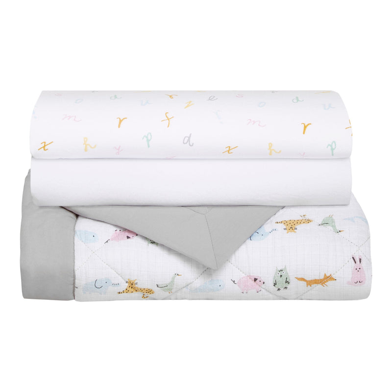 Aden + Anais Alphabet Animals Bedding Set, 3-pc Y8