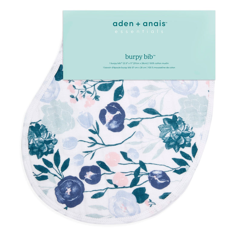 Aden and Anais Essentials Burpy Bib, Flowers Bloom Y0