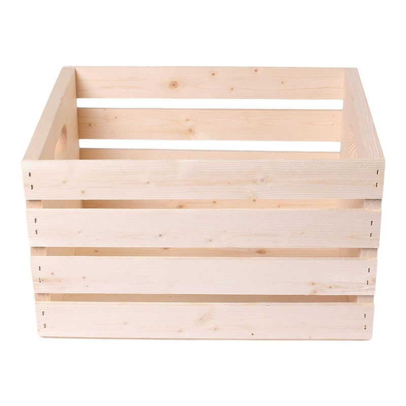 Adwood Solid Pine Wood Storage Crate, 16-in H5