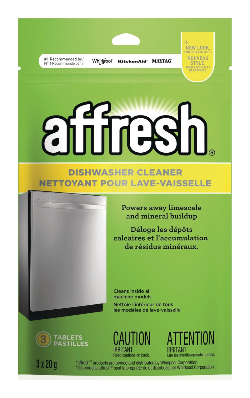 Affresh Dishwasher Cleaner Tabs, Fresh Scent, 20-g, 3-pk T4