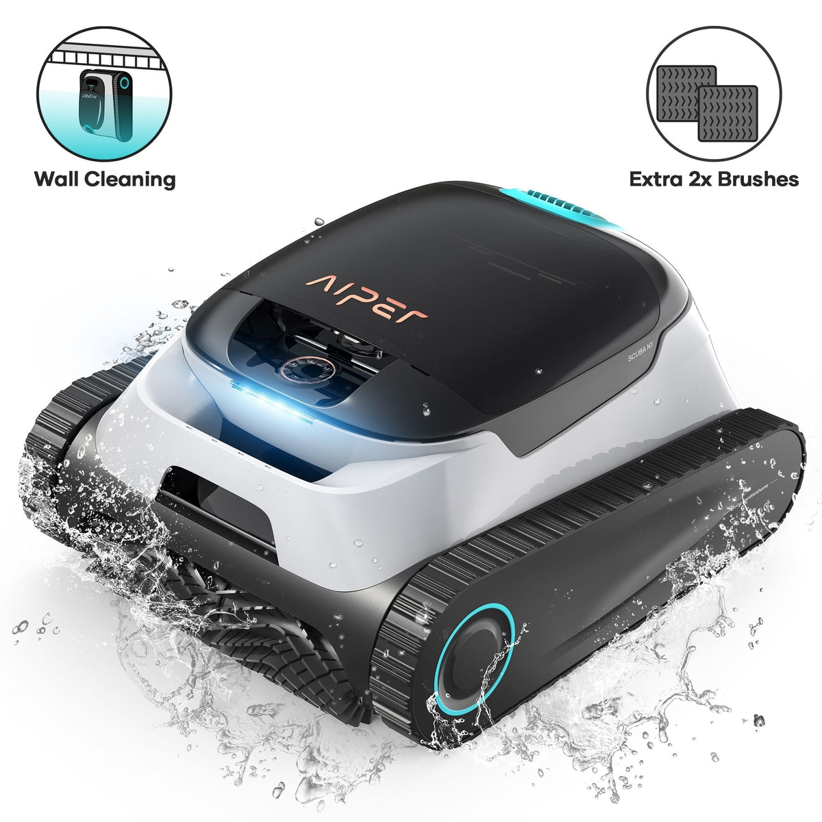 Aiper Scuba N1 Cordless Robotic Pool Cleaner for In-Ground Pools up to 1600 sq. Ft.