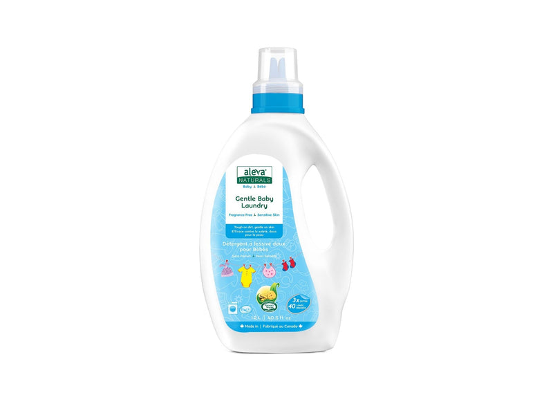 Aleva Naturals Baby Laundry Detergent, Fragrance Free, 1.2L X5