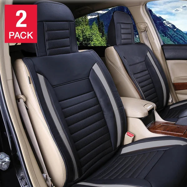 Alpena Grey Ultimate Universal Fit Luxury Seat Cover, 2-pack J7