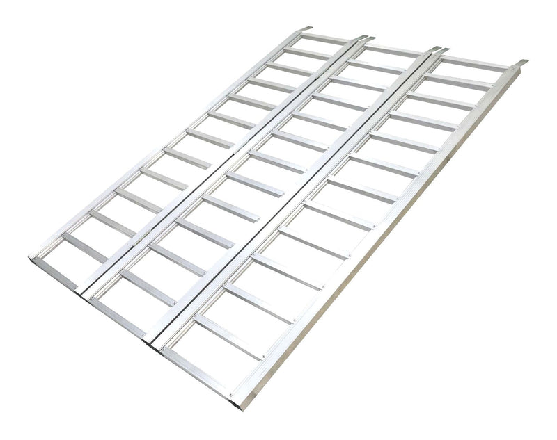 Aluminum Tri-Panel Loading Ramp with Adjustable Straps, 77 x 50-in, 1500-lb K7