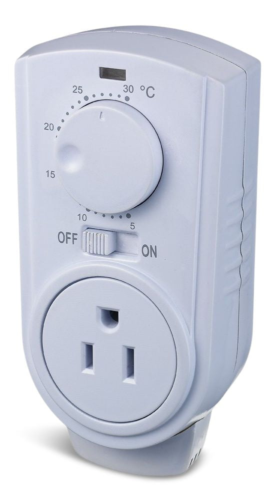Amaze Heater Plug-in Thermostat for Portable Space Heater & AC, White G4