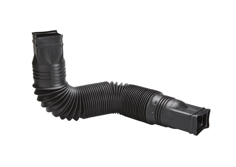 Amerimax Canada Flex-a-Spout Vinyl Downspout Extension, Rust-proof, Black L9