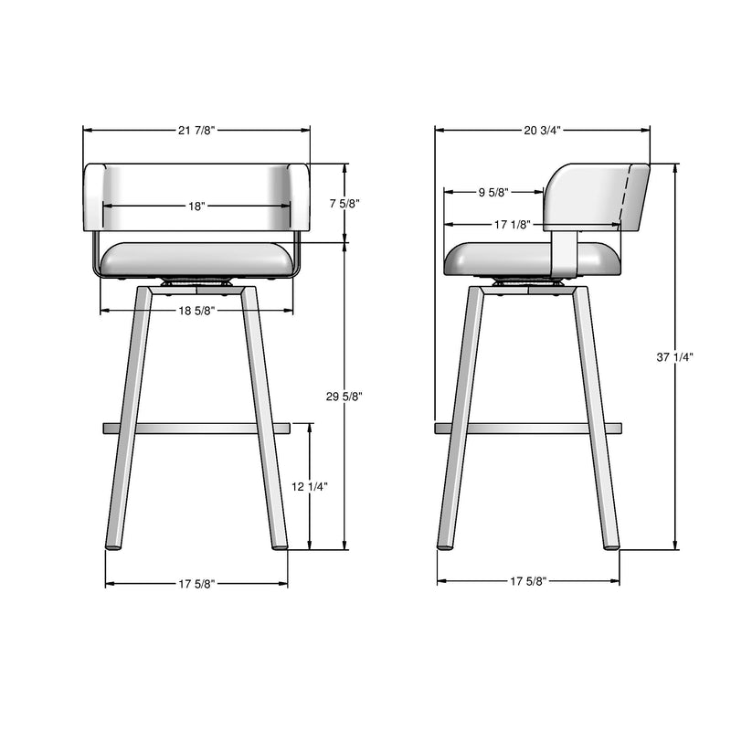Amisco Stinson Bar Stool N9