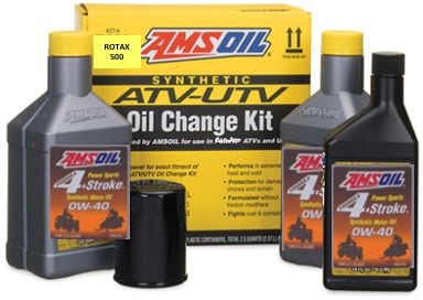 Amsoil Can-Am Rotax 500 ATV/UTV Oil Change Kit W6