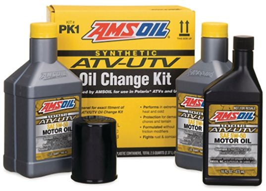 Amsoil Polaris ATV/UTV Oil Change Kit 5W50 I4