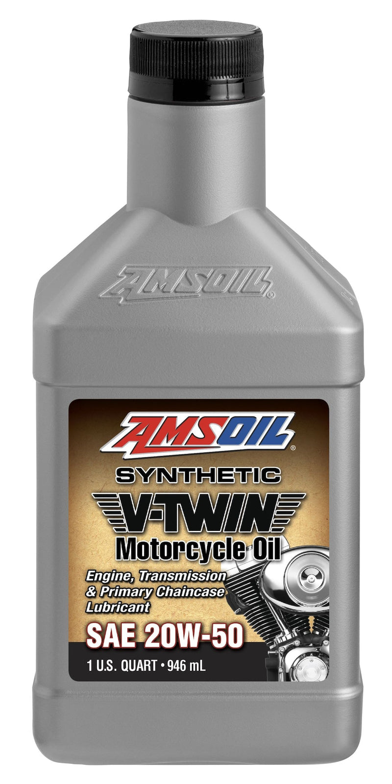 Amsoil Synthetic Motorcycle Oil 20W50, 946-mL M3