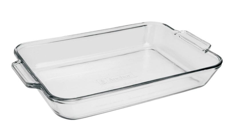 Anchor Hocking Oven Basics Glass Utility Roaster Pan, 5-qt Q9