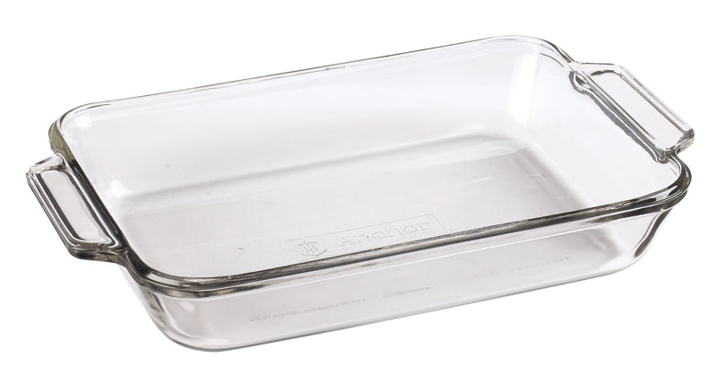Anchor Hocking Oven Originals Glass Rectangular Utility Dish, 2-L X8