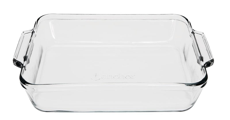 Anchor Hocking Oven Originals Glass Square Cake Dish, 8 x 8-in, 2-L T8
