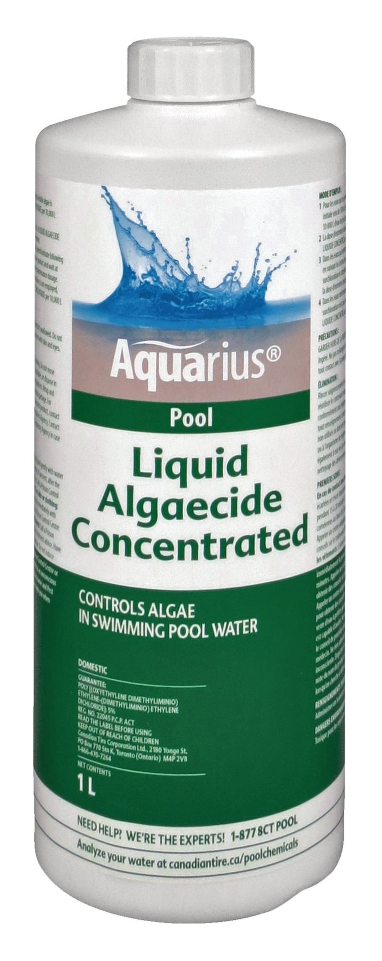 Aquarius 40% Liquid Algaecide Concentrated, 1-L M8