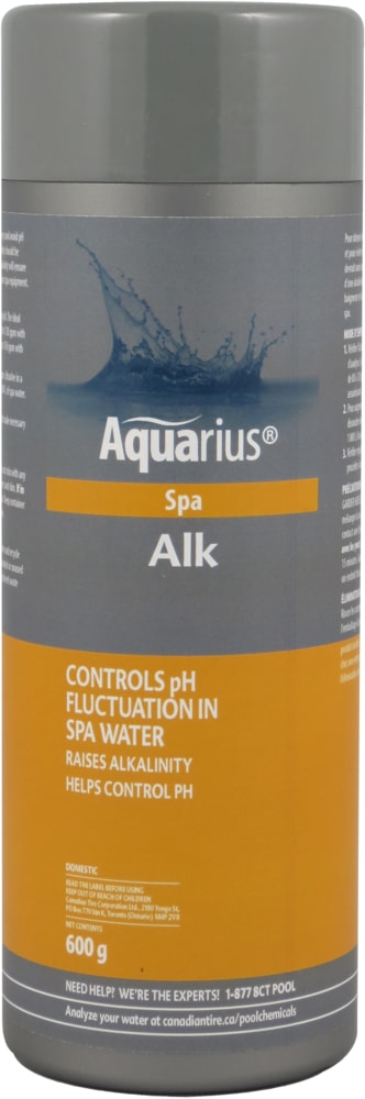 Aquarius Alk Spa Alkaline Booster, 600-g X5