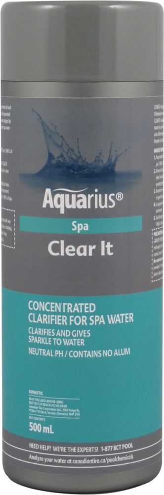 Aquarius Clear It Concentrated Spa Clarifier, 500-mL B5
