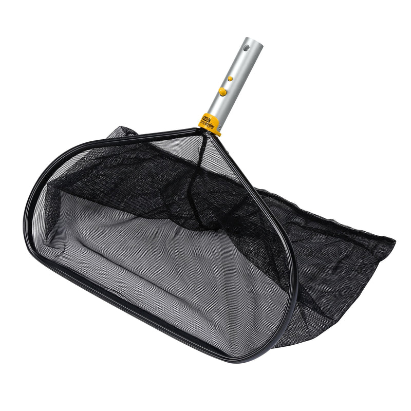 Aquarius Deluxe Aluminum Swimming Pool Leaf Rake with Aluminum Handle W9