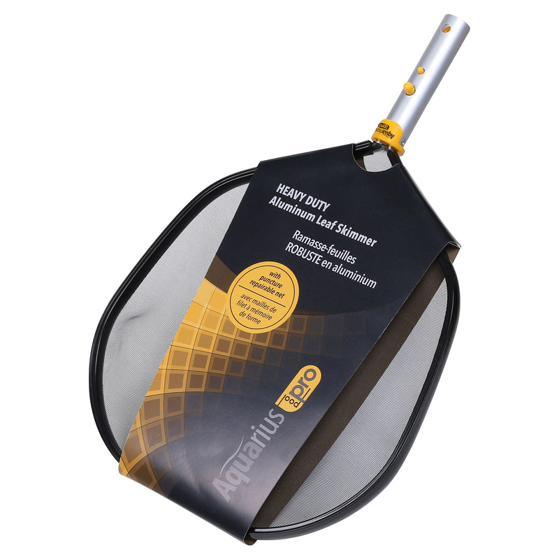 Aquarius Deluxe Aluminum Swimming Pool Leaf Skimmer with Aluminum Handle O0