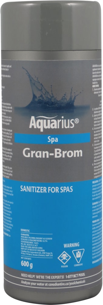 Aquarius Gran-Brom, Sanitizer for Spa, 600-g P8