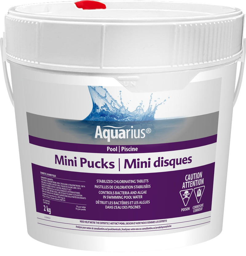 Aquarius Mini Pucks Stabilized Chlorine Tablets, 2-kg A4