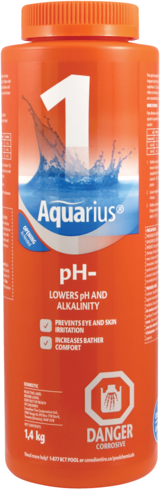 Aquarius pH Step 1 Water Treatment, 1.4-kg E4