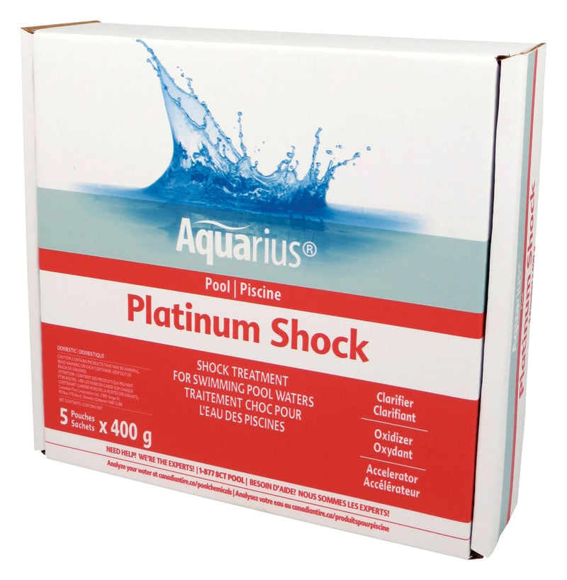 Aquarius Platinum Shock, Shock Treatment for Swimming Pool Waters X5