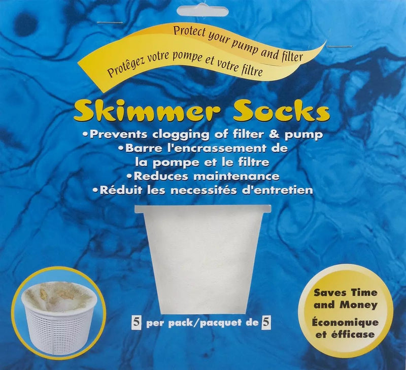 Aquarius Pool Skimmer Socks for Baskets & Skimmers, 5-pk H4