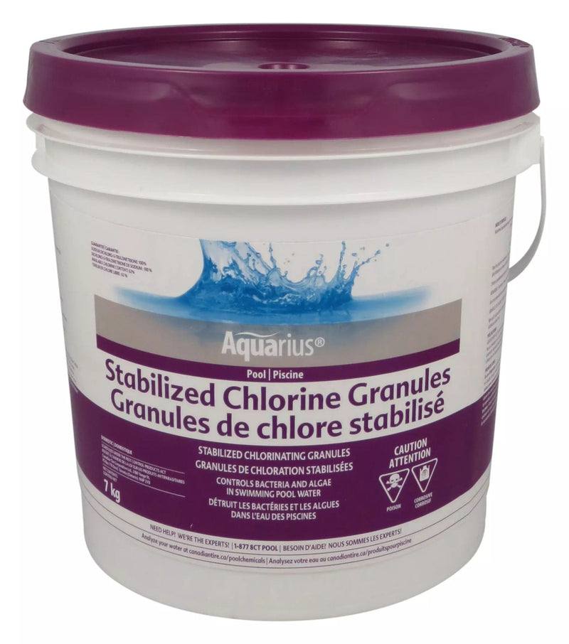 Aquarius Pool Stabilized Granular Chlorine, 7kg Z4