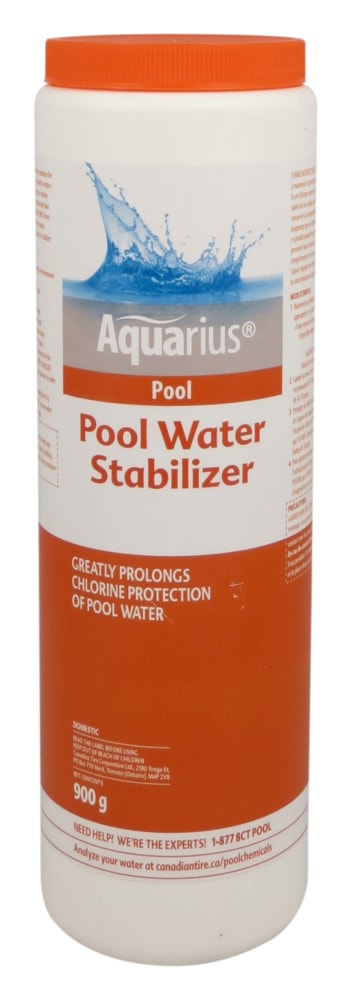 Aquarius Pool Water Stabilizer, Chlorine Protection, 900-g P2