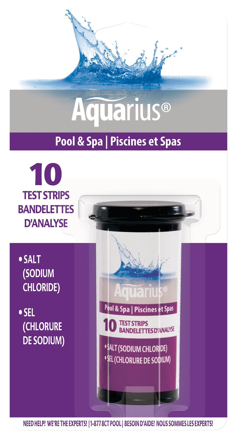 Aquarius Sodium Chloride Pool & Spa Salt Water Test Strips, 10-pk A4
